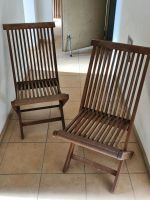 2x Gartenstühle aus Holz Nordrhein-Westfalen - Velbert Vorschau