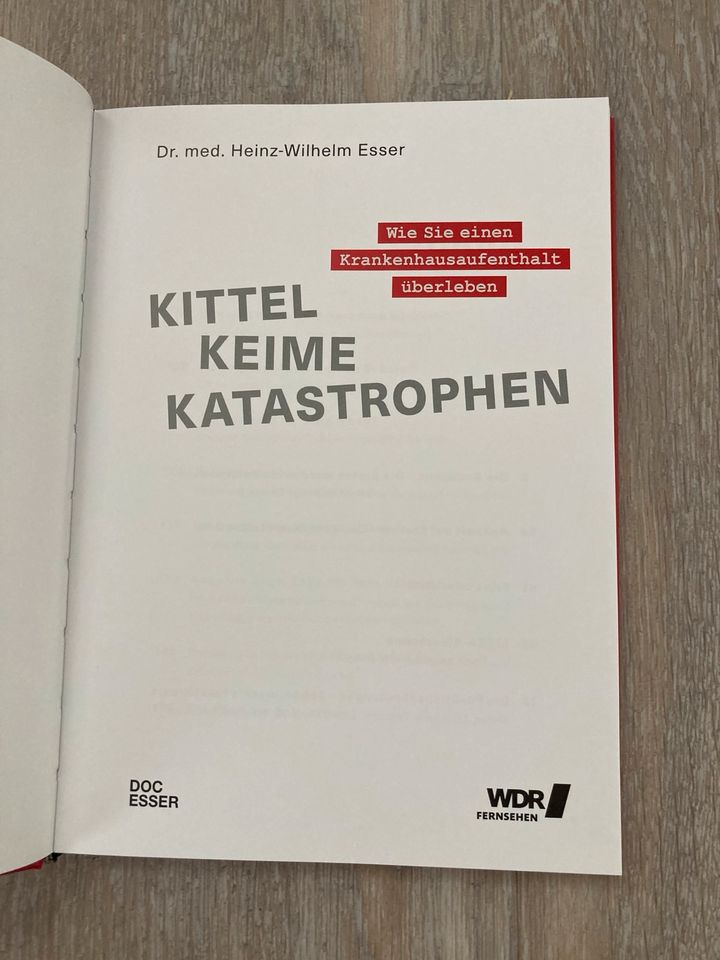 Buch „Kittel Keime Katastrophen" von Dr. med. Heinz-Wilhelm Esser in Stadtroda