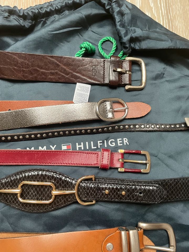 Tommy Hilfiger Leder Gürtel Lee Esprit Scotch & Soda Mango 80 85 in Radevormwald