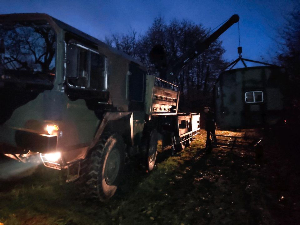 Bundeswehr Man Kat1 , 8x8,mit Winde und Kran,Tüv und H Gutachten! in Darmstadt