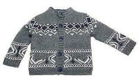 Week-end á la mer | Warme BABY Strickjacke in grau | Gr. 80-86 Nordrhein-Westfalen - Witten Vorschau