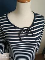 Multiblu ⭐ Damen Shirt T-Shirt blau weiß L , 40 Marine Stil Hessen - Haiger Vorschau