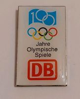 Schöner Pin Button Anstecker 100 Jahre Olympische Spiele DB Nordrhein-Westfalen - Hiddenhausen Vorschau