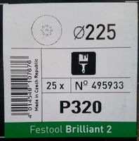 Festool Brilliant P320 Schleifpapier/ Schleifscheiben LHS 225 Hessen - Rotenburg Vorschau
