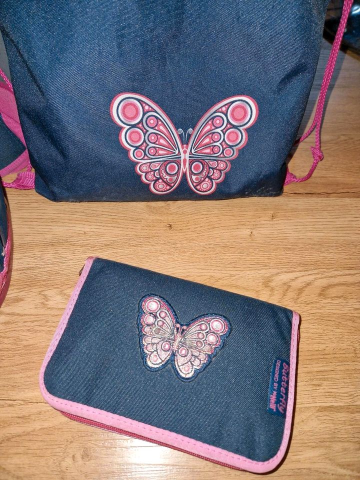 Set Mc neill Schultasche Schulranzen butterfly in Grafenau