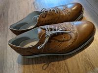 Halbschuhe von Graceland aus Leder mit Budapester Lochung Hessen - Münchhausen Vorschau