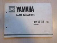 Yamaha XJ 550 Teile Ersatzteil Katalog Parts List Catalog 1981 Nordrhein-Westfalen - Gelsenkirchen Vorschau