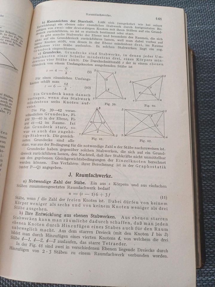 Altes TASCHENBUCH FÜR BAUINGENIEURE von 1911 Max Foerster in Schüttorf