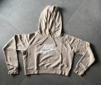 Nike Sweatshirt Crop Beige Sachsen-Anhalt - Jeßnitz Vorschau
