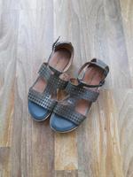 Tamaris Sandalen Leder blau mit Korksohle Berlin - Zehlendorf Vorschau