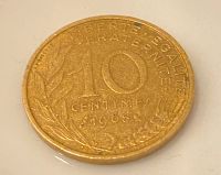 Münze 10 Centime 1968 Frankreich Münzsammlung Sammler Baden-Württemberg - Neidlingen Vorschau