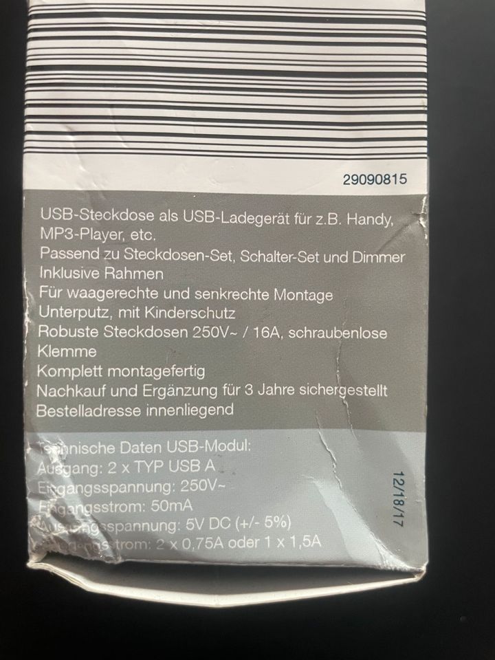 ☘ ✨Steckdose mit USB Steckern für Ladekabel in Flensburg