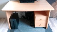 Schreibtisch Schultisch Tisch Buche furniert Rollschrank Nordrhein-Westfalen - Bottrop Vorschau