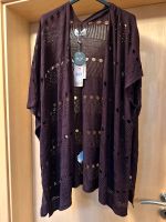 Cartoon Strickjacke Poncho Aubergine OneSize Neu mit Etikett Nordrhein-Westfalen - Minden Vorschau