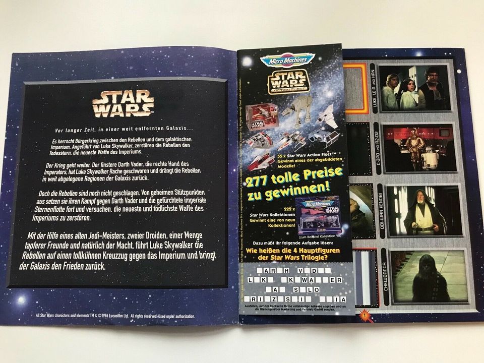 Star Wars in jetzt der Benninghofen Kleinanzeigen - Versand Sterne Krieg Panini kostenlos!! eBay ist Dortmund 1996 Kleinanzeigen 
