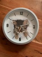 Wanduhr Uhr Katzenmotiv Sachsen-Anhalt - Halle Vorschau