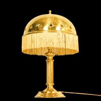 Designer Tischlampe Hans Agne Jakobsson Messing 70er Jahre H.58cm Nordrhein-Westfalen - Oberhausen Vorschau