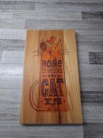 Holzschild Katze Home Cat Bayern - Prichsenstadt Vorschau