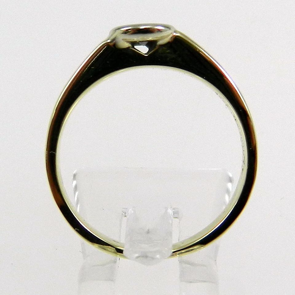 Original Quinn Ring Brillant 0,12 Ct 585 / 14 Kt Gelbgold 381 YYX in Mülheim (Ruhr)