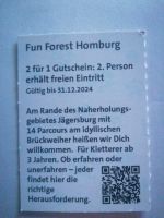 Gutschein 2 für 1 Kletterpark Fun Forrest Homburg. Saarland - Eppelborn Vorschau