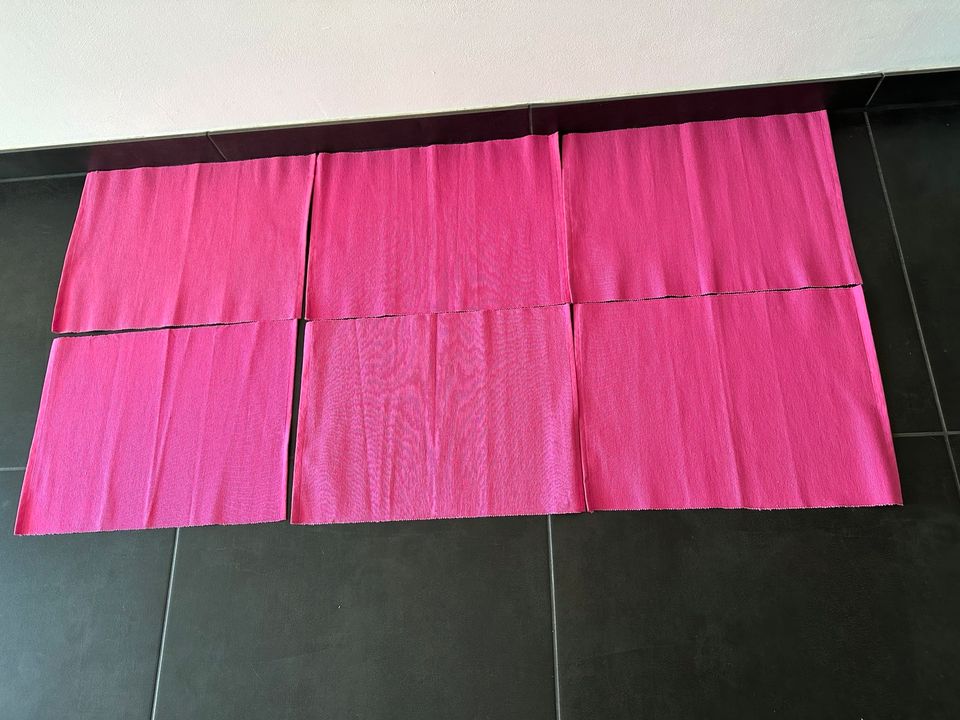 6* rosa Pink IKEA Tischset Märit Dekoration 35x45 cm in Hirschaid