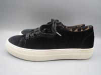 Damen Sneaker schwarz Samt Gr. 38 Hessen - Rodgau Vorschau