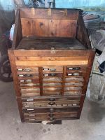 Setzkastenschrank Antik Vintage Industrial Druckerei Niedersachsen - Hardegsen Vorschau