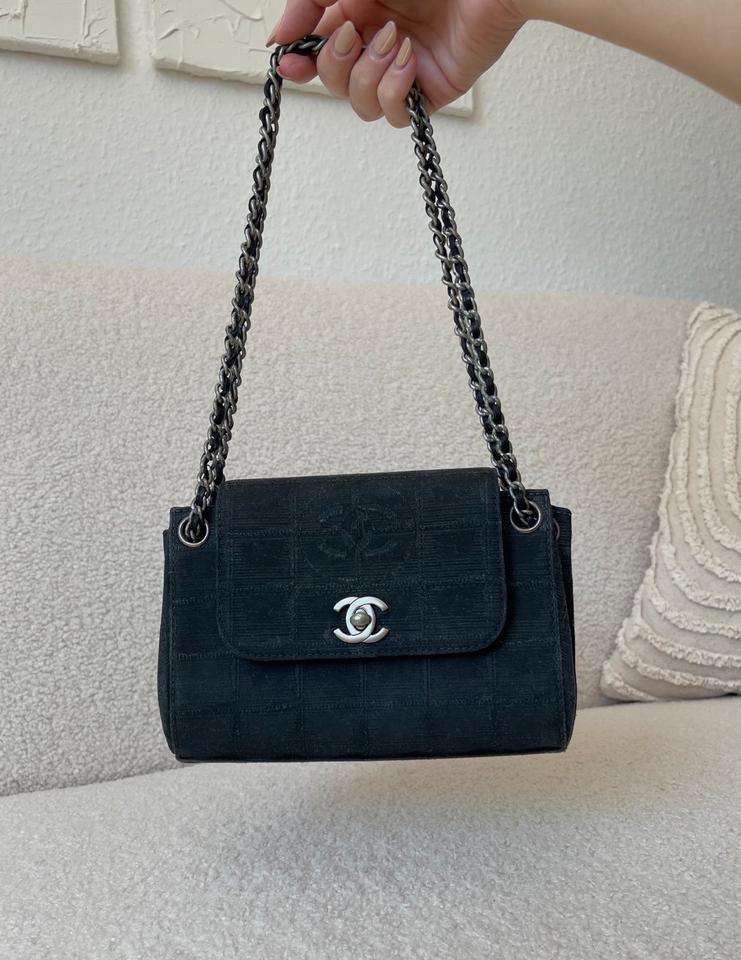 Chanel Mini Flap Bag Travel Line Schwarz Silver Classic Square in Hessen Marburg kleinanzeigen