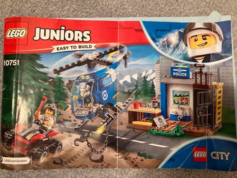 Lego Juniors: Gebirgspolizei Verfolgungsjagd 10751 OVP Polizei in Melsungen