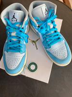 Nike Air Jordan Mid Gr. 41 iceblue Hessen - Fronhausen Vorschau