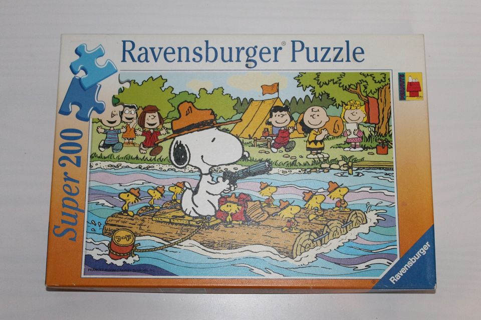 Puzzle - Snoopy / Peanuts Floßfahrt - 200 Teile von Ravensburger in Offenbach