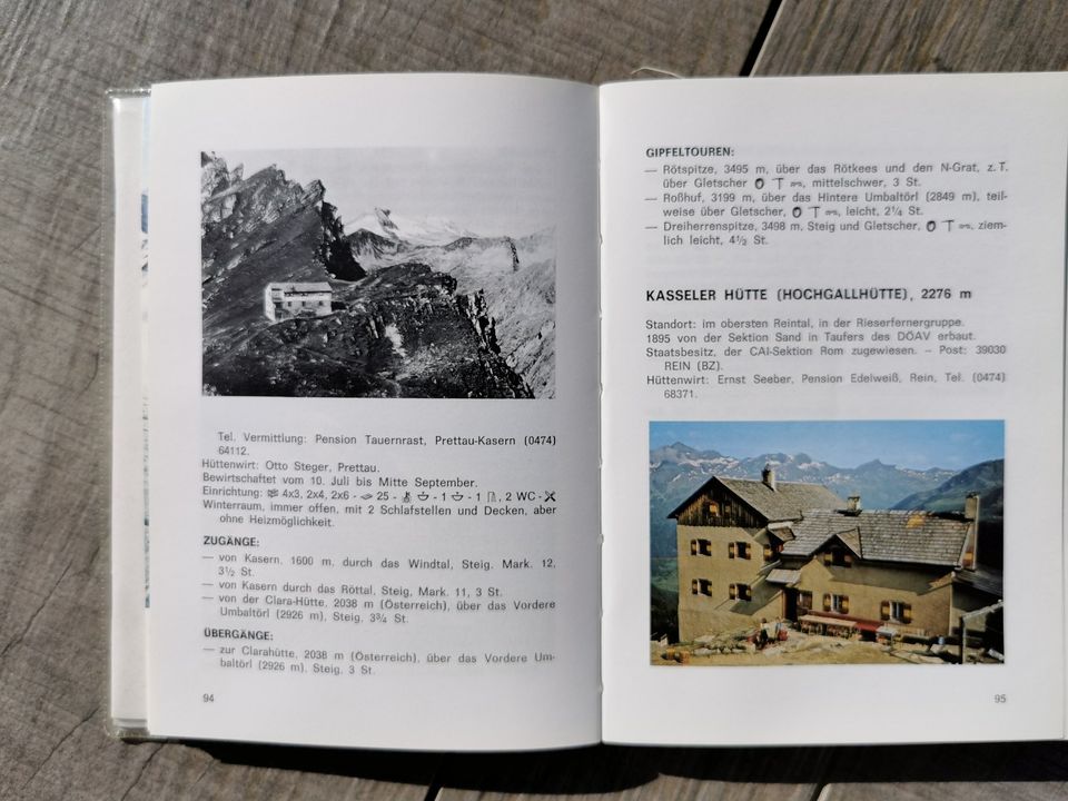 Buch-Wanderführer „Schutzhütten in Südtirol“ v. Willy Dondio in Zirndorf