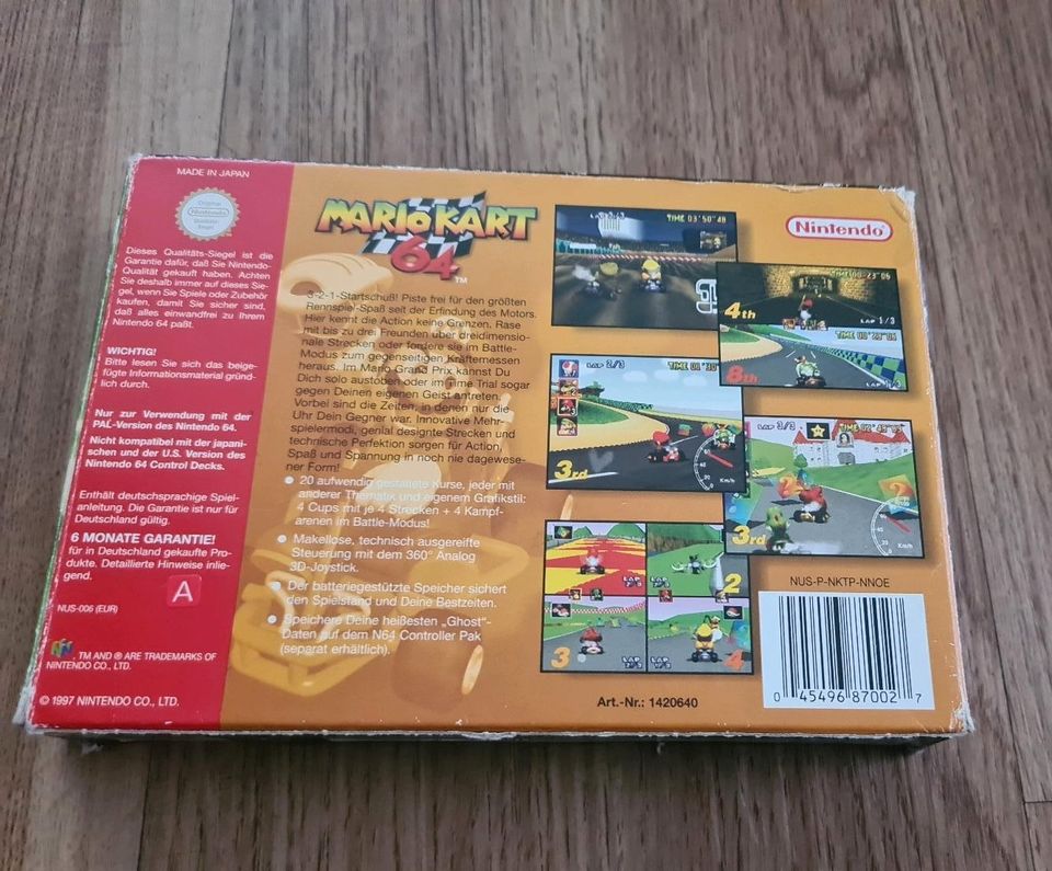 Mario Kart 64 Nintendo 64 Spiel mit OVP in Bonn