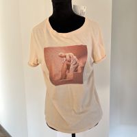 H&M beige T-Shirt Damen Baumwolle Ariana Grande Gr. XS Niedersachsen - Wistedt Vorschau