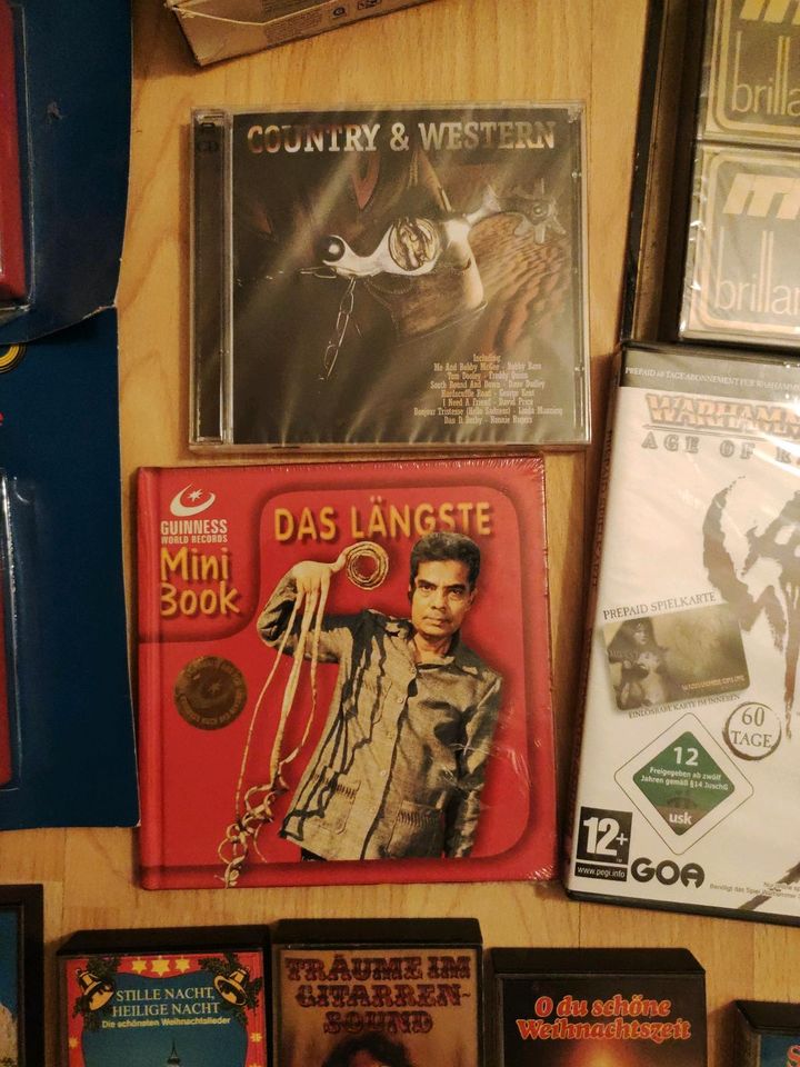 Konvolut vintage Kassetten PC Spiele leer Kassetten in Brachttal