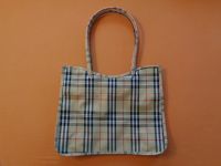 Tasche, beige-kariert, 37x28/52 cm, Neu! Sachsen - Bockau Vorschau