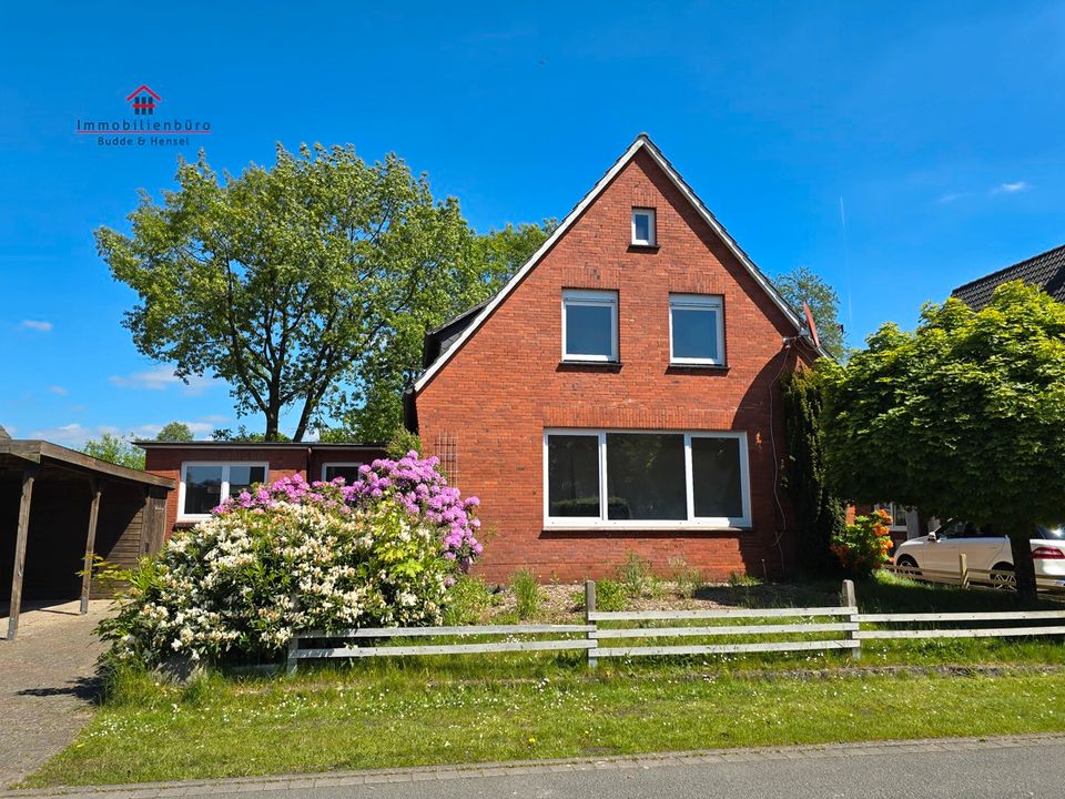 Einfamilienhaus mit interessantem Bauplatz in zentraler beliebter Lage von Friesoythe zu verkaufen. in Friesoythe