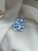 20 weiße smiley perlen 7mm Nordrhein-Westfalen - Hürth Vorschau