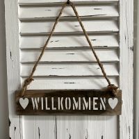 Holz Schild „WILLKOMMEN“ NEU %% Niedersachsen - Ottersberg Vorschau