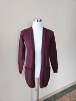 Weicher Cardigan elastisch meliert dunkelrot Strickjacke lang Nordrhein-Westfalen - Goch Vorschau