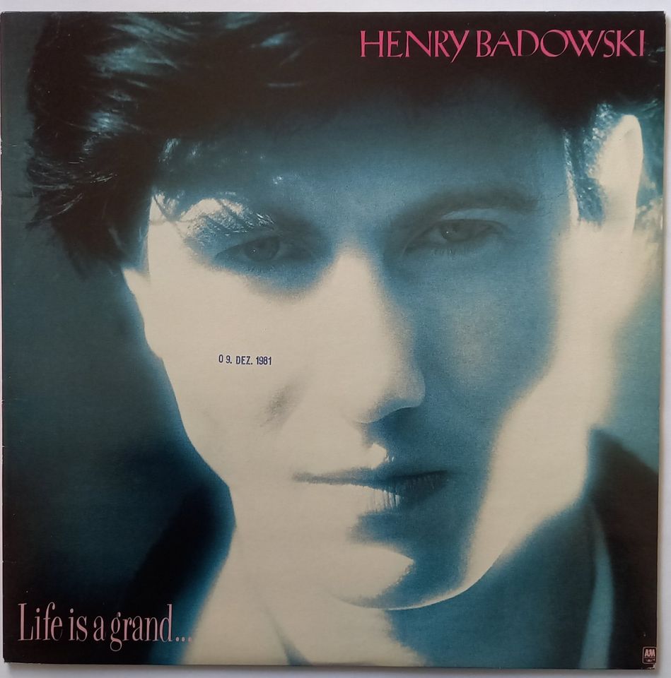 12" Vinyl-LP HENRY BADOWSKI - Life Is A Grand ... - Orig.-LP 1981 in Pürgen