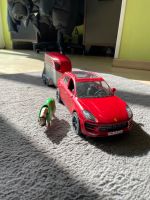 Playmobil Porsche Macan GTS mit Pferde Anhänger Niedersachsen - Vienenburg Vorschau