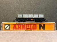 Arnold 4955 Behältertragwagen Güterwagen Spur N (ohne Verpackung) Hessen - Mörfelden-Walldorf Vorschau