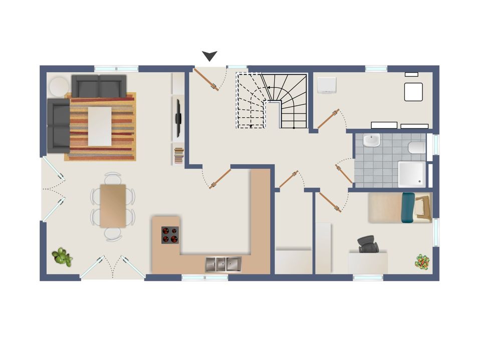 Charmantes Einfamilienhaus mit hochwertiger EBK und Garage zu verkaufen... in Gemmingen