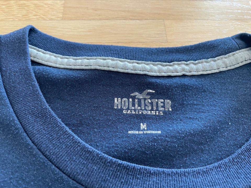 Hollister Herren T-Shirt, blau, Größe M in Böblingen