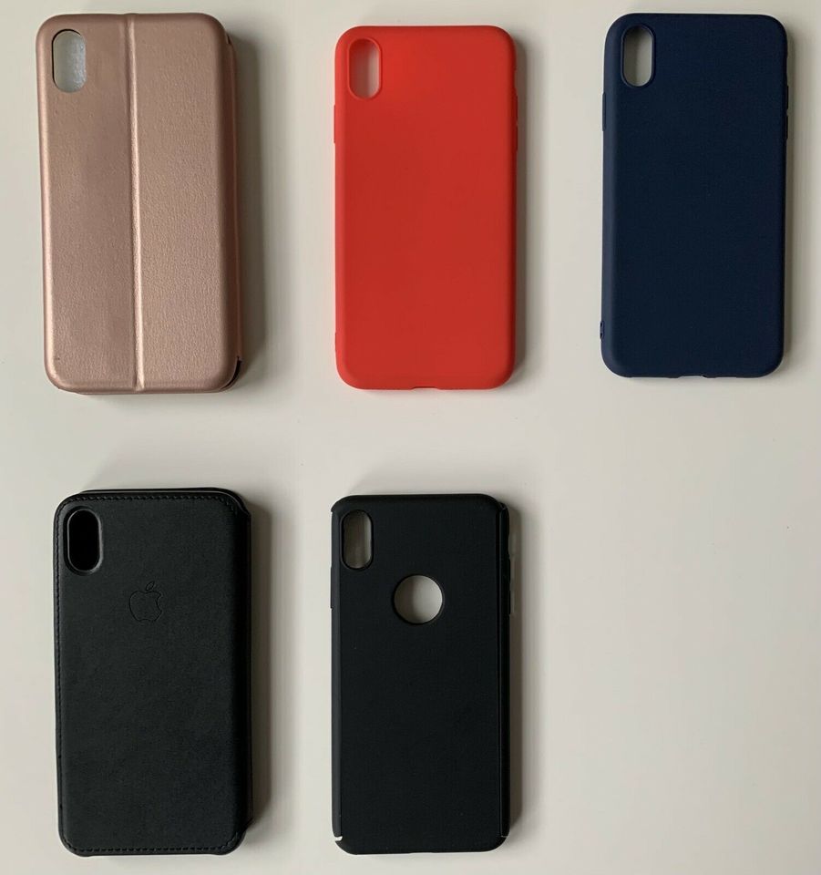 Apple I Phone XS Max Flip Case Cover Bumper Hülle Schutz in Bochum