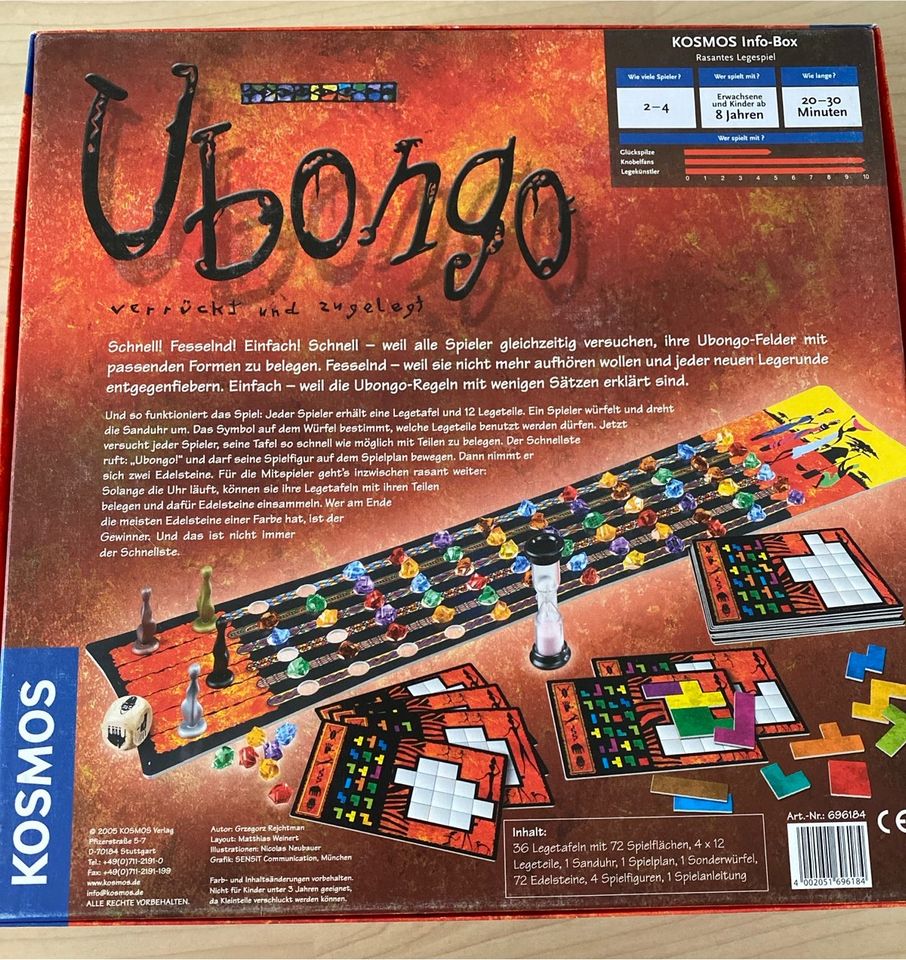 Gesellschaftsspiel Ubongo in Frankfurt am Main