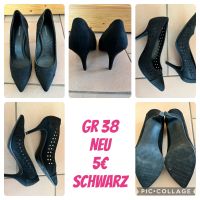 Pumps gr 38 schwarz Bayern - Miesbach Vorschau