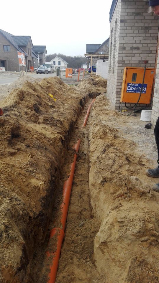 Kanalarbeiten –  Drainage - Erdarbeiten in Geestland