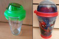 STOR Yogurt Tumbler Spiderman, Trinkflasche, Glasflasche Mitte - Wedding Vorschau